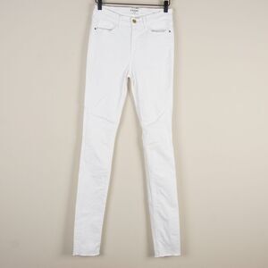 Frame Denim Women's White Skinny Jeans
